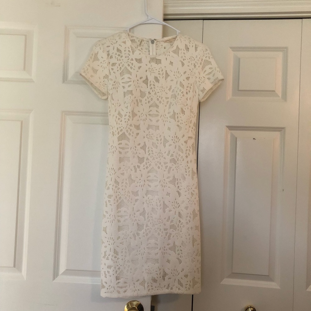 Rebecca Taylor white lace dress